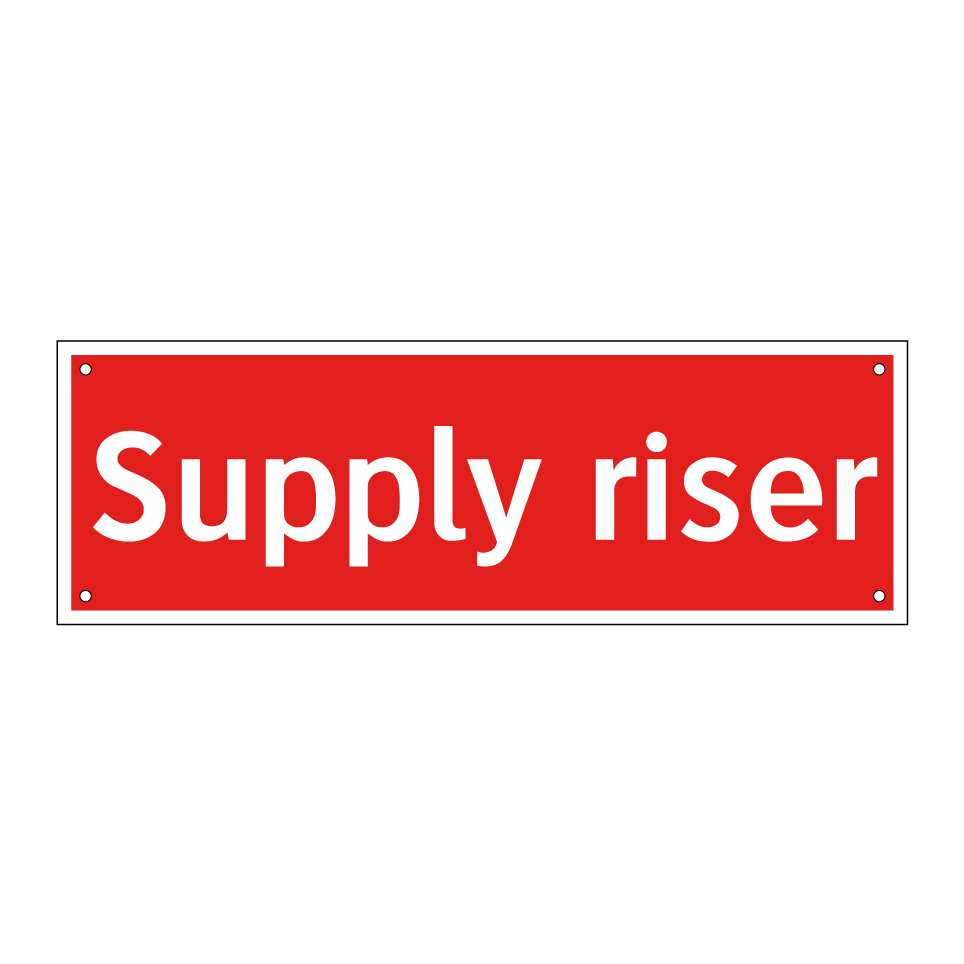 Supply riser