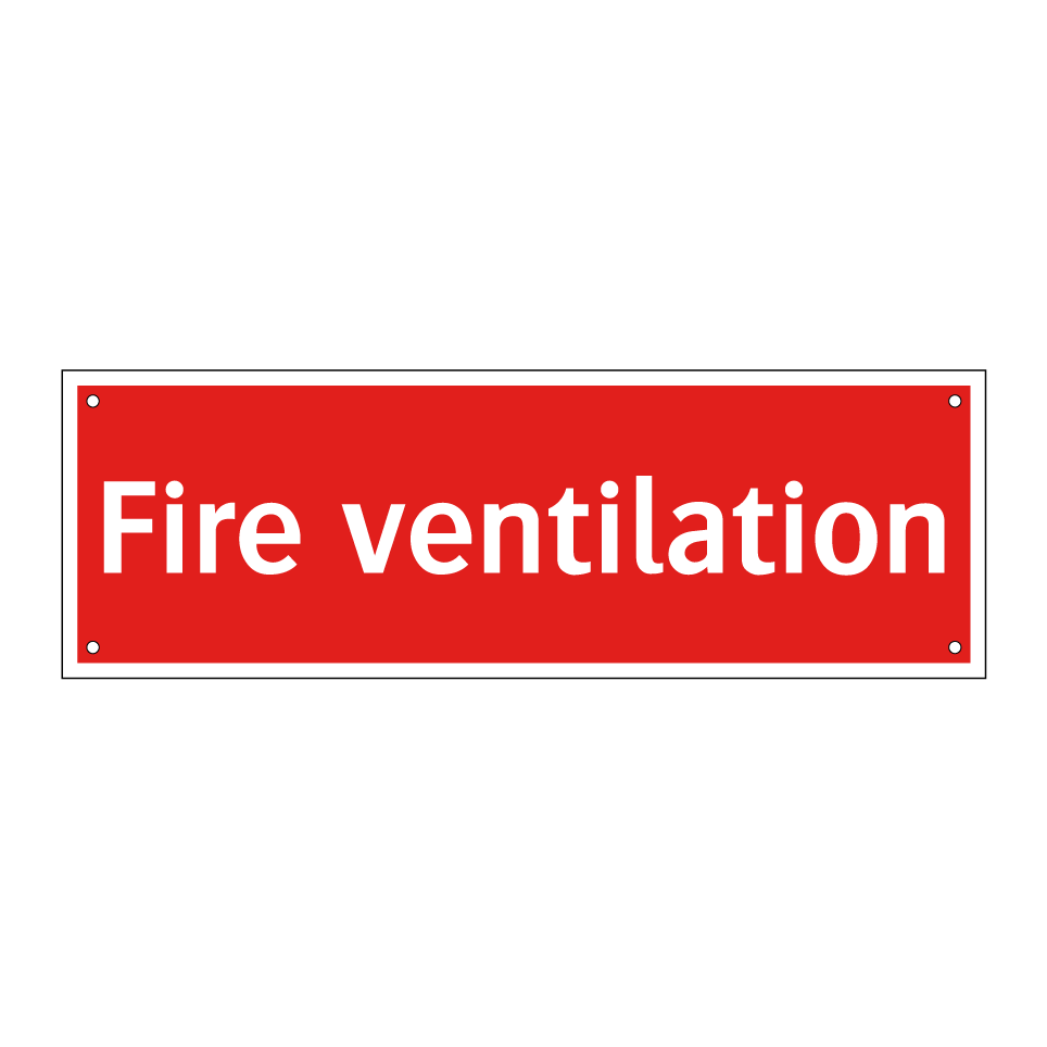 Fire ventilation