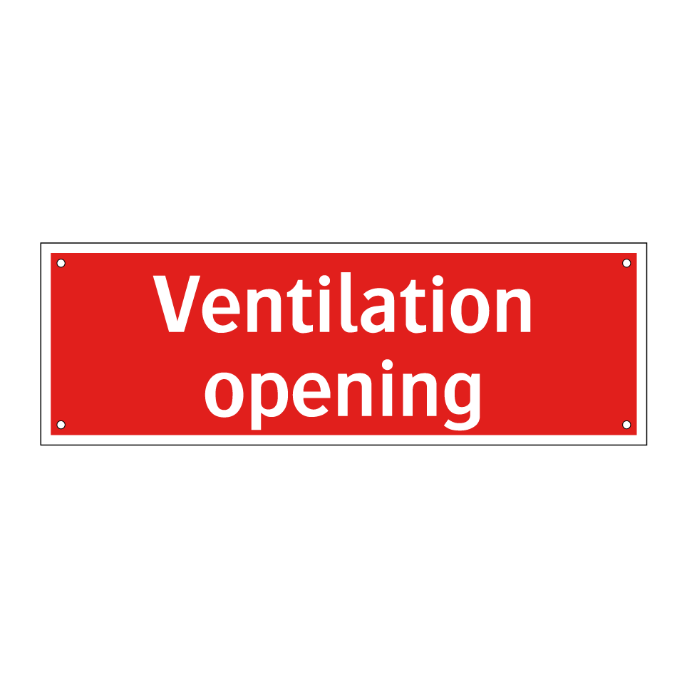 Ventilation opening