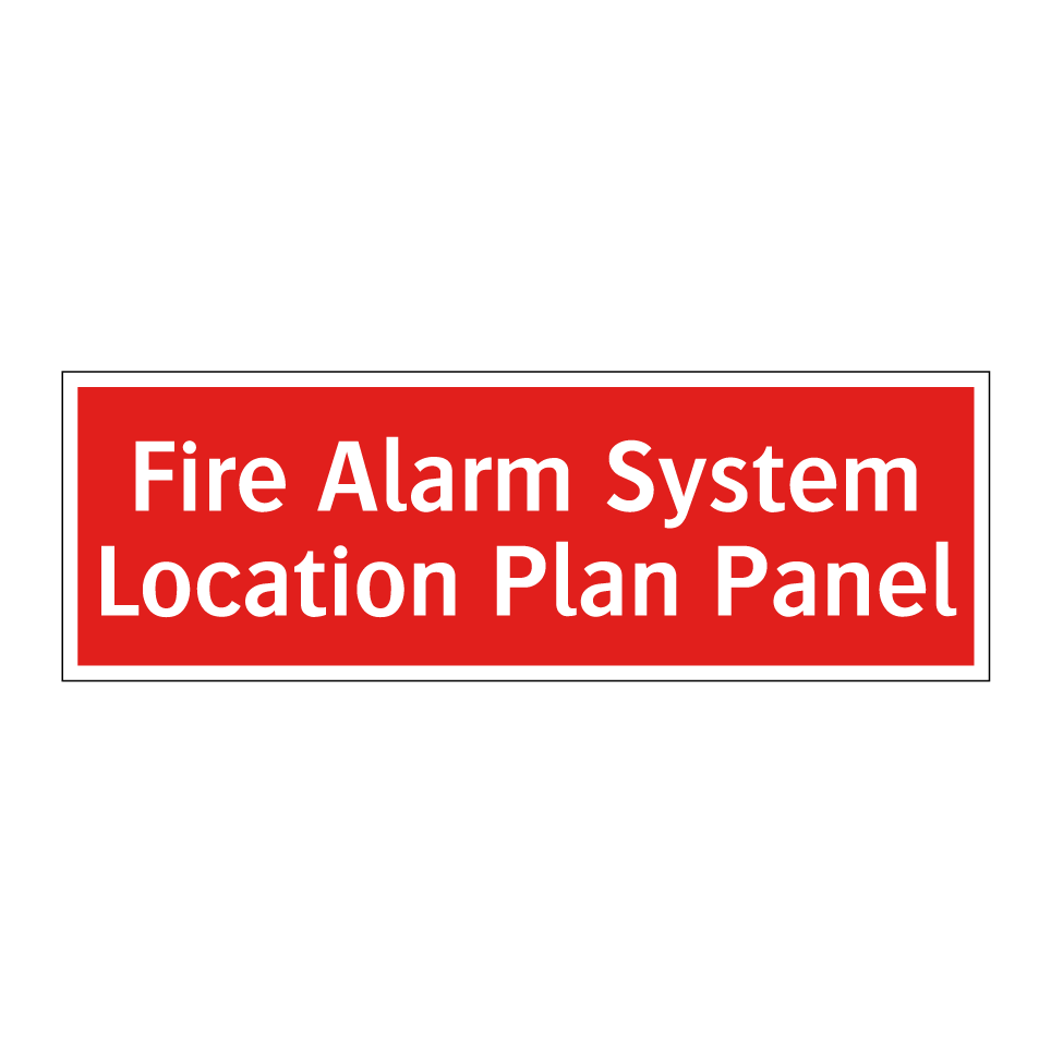 Fire Alarm System Location Plan Panel