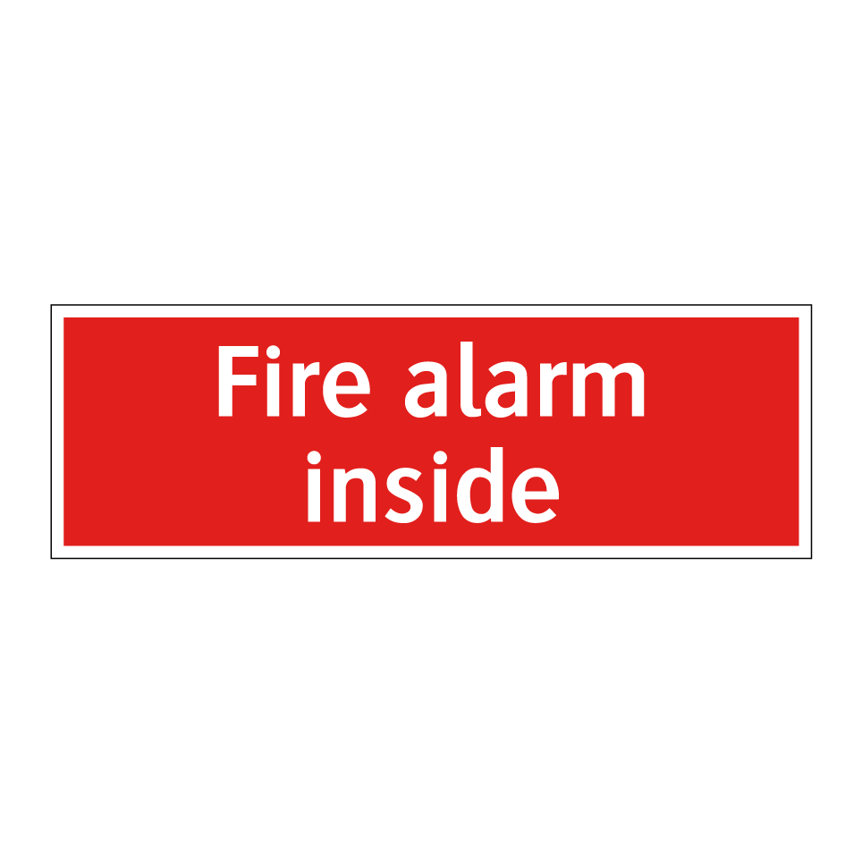 Fire alarm inside