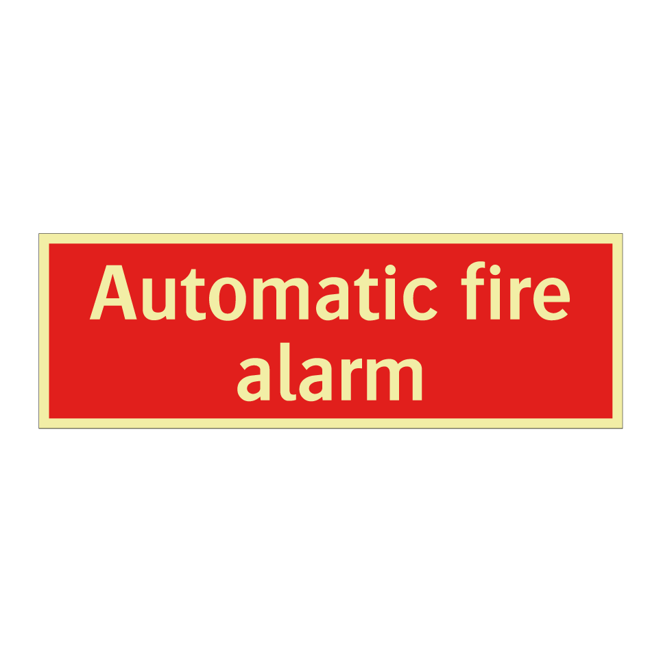 Automatic fire alarm