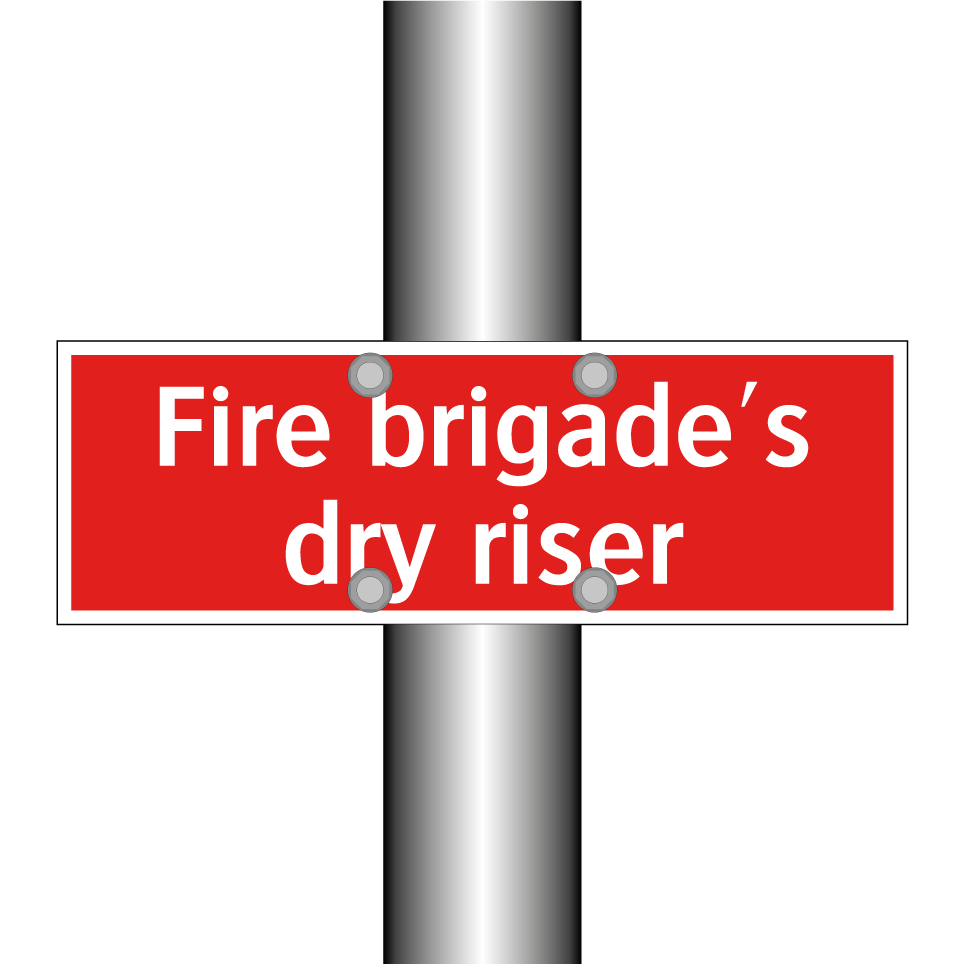 Fire brigade's dry riser
