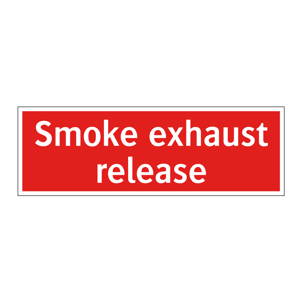 Smoke exhaust release