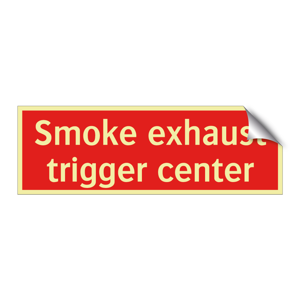 Smoke exhaust trigger center