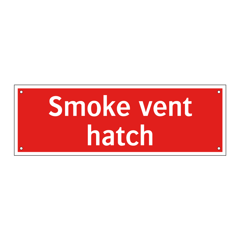 Smoke vent hatch