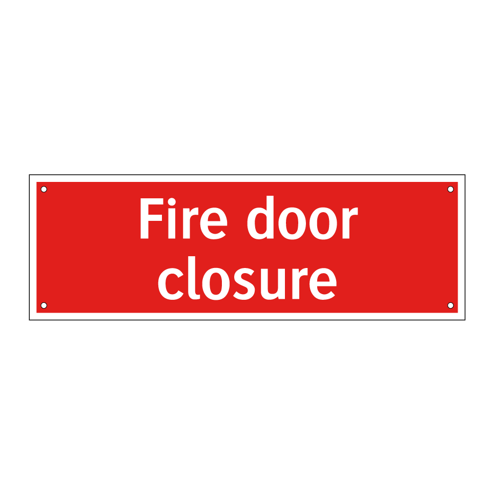 Fire door closure