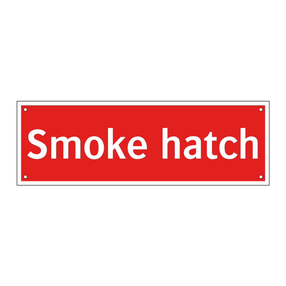 Smoke hatch
