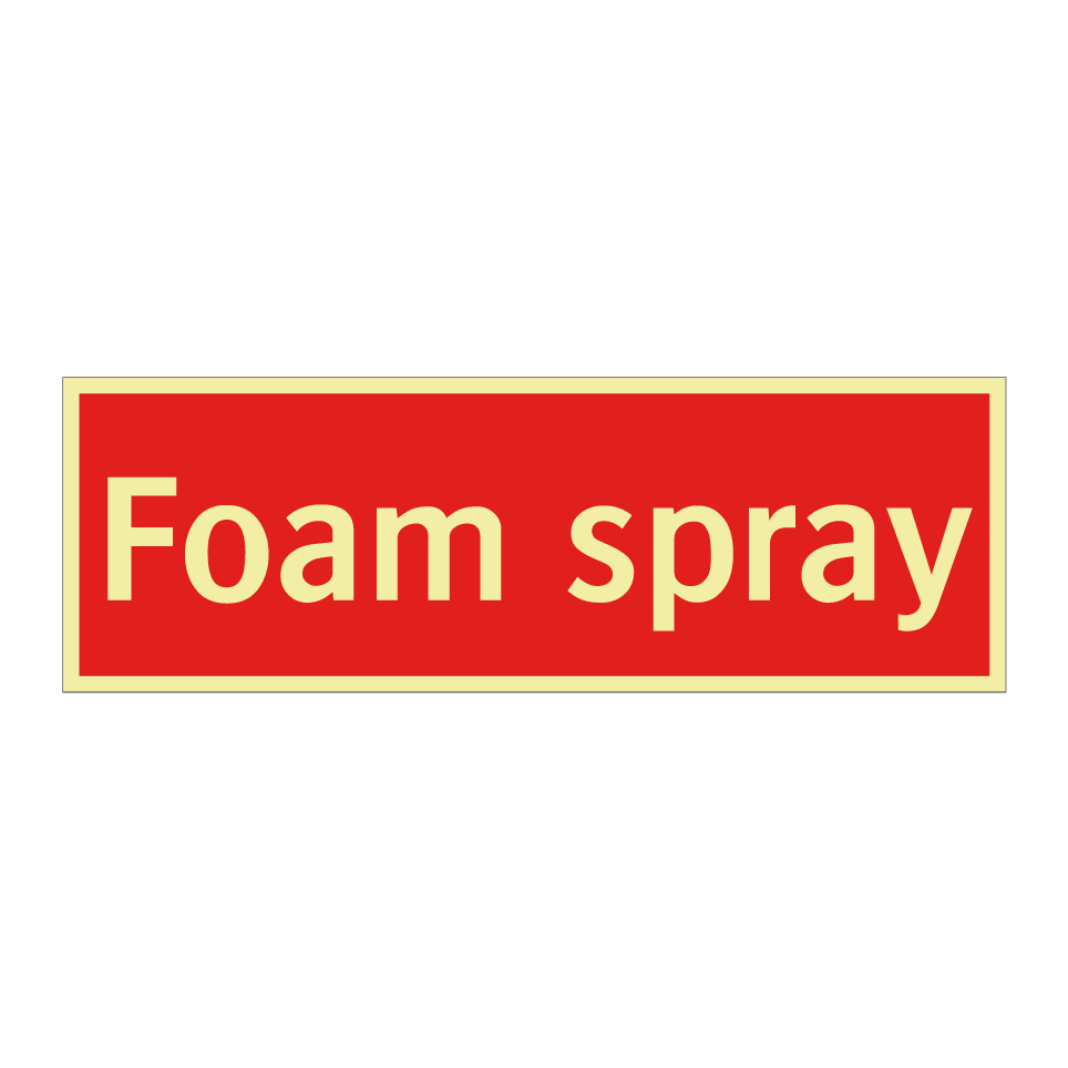 Foam spray