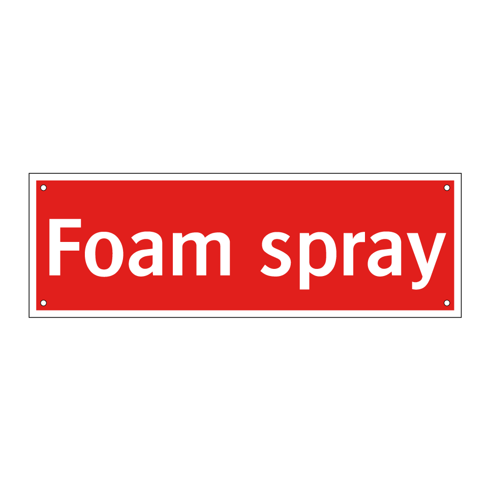 Foam spray