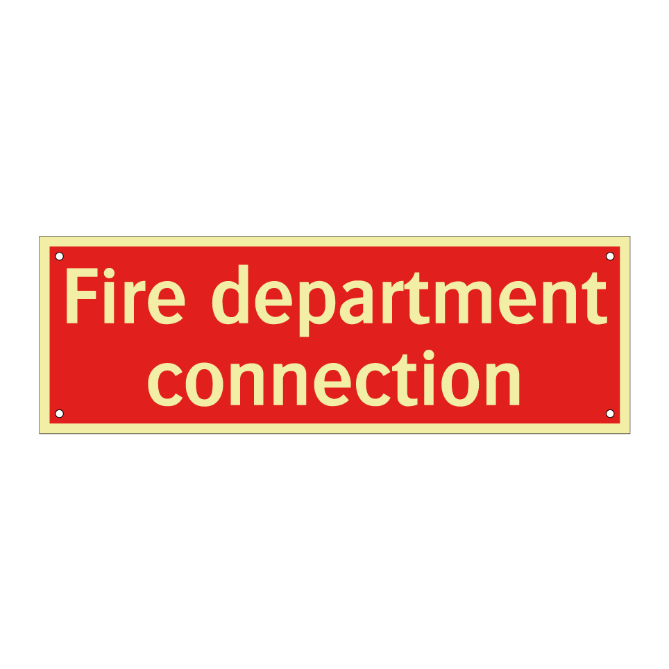 Fire department connection