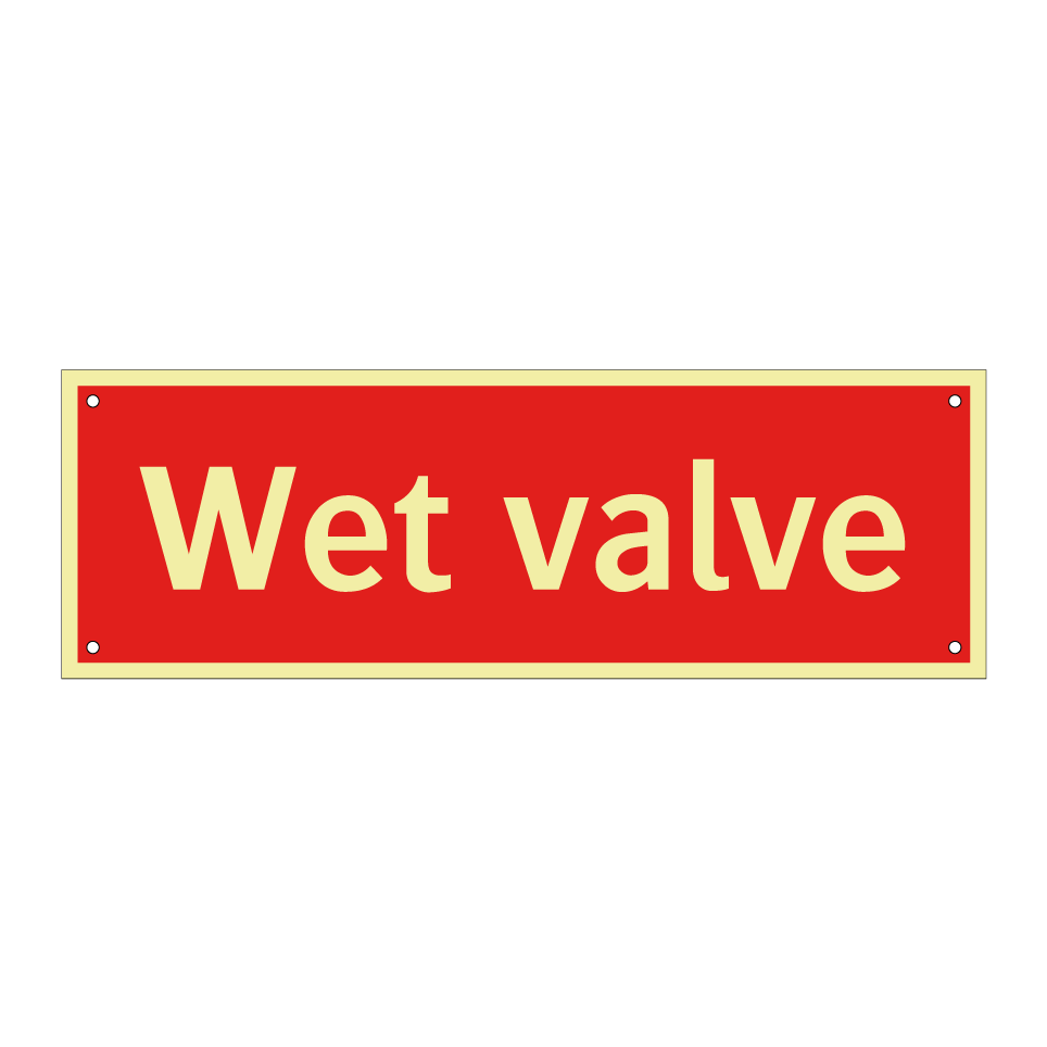 Wet valve
