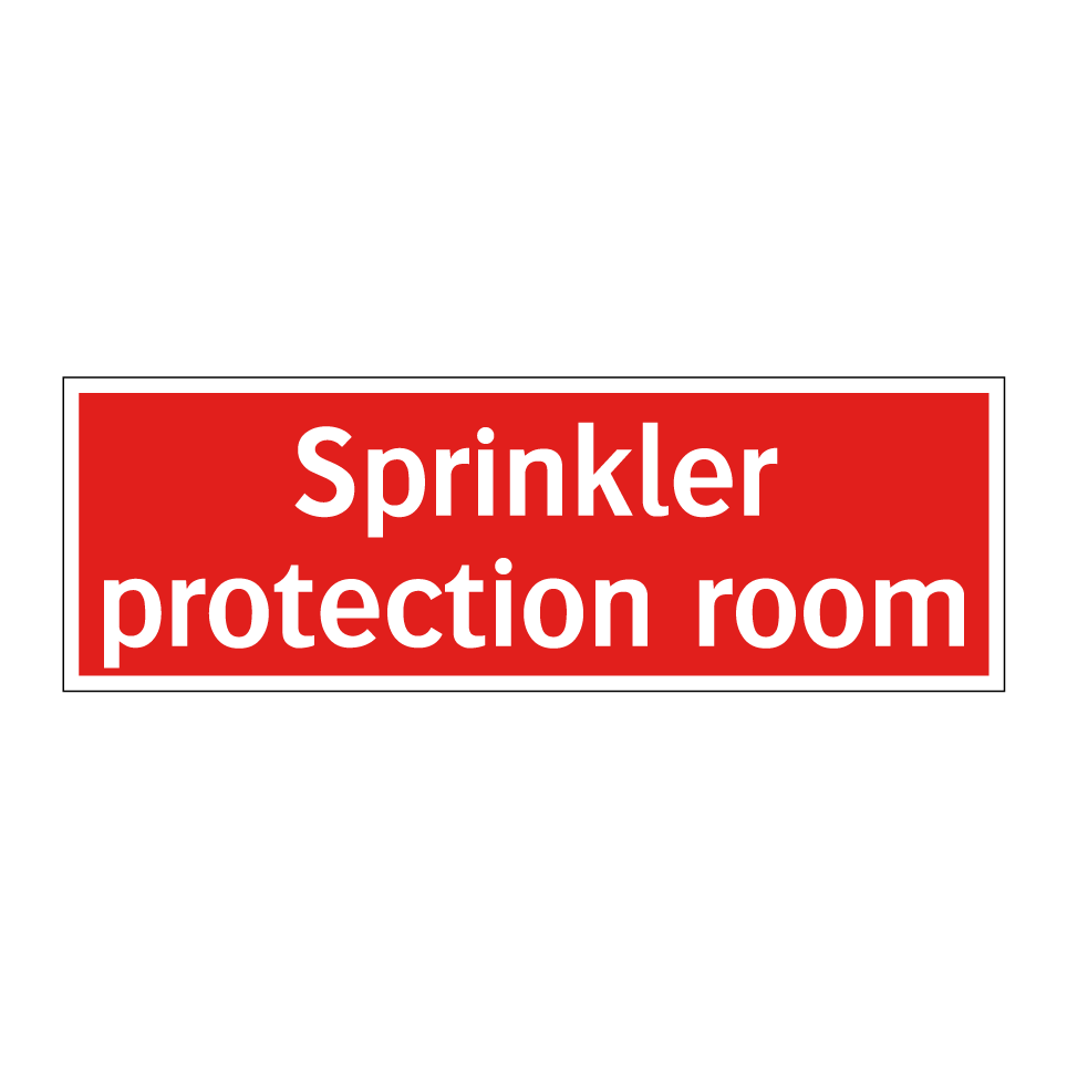 Sprinkler protection room