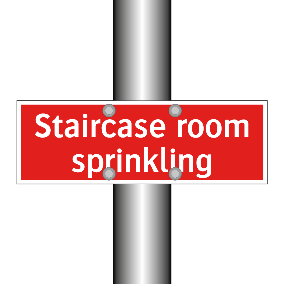 Staircase room sprinkling