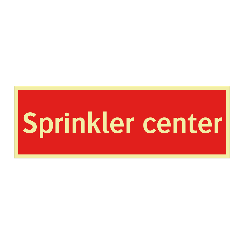 Sprinkler center
