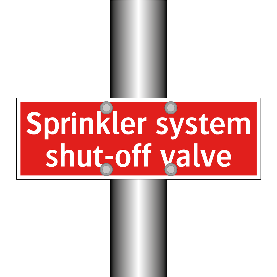 Sprinkler system shut-off valve