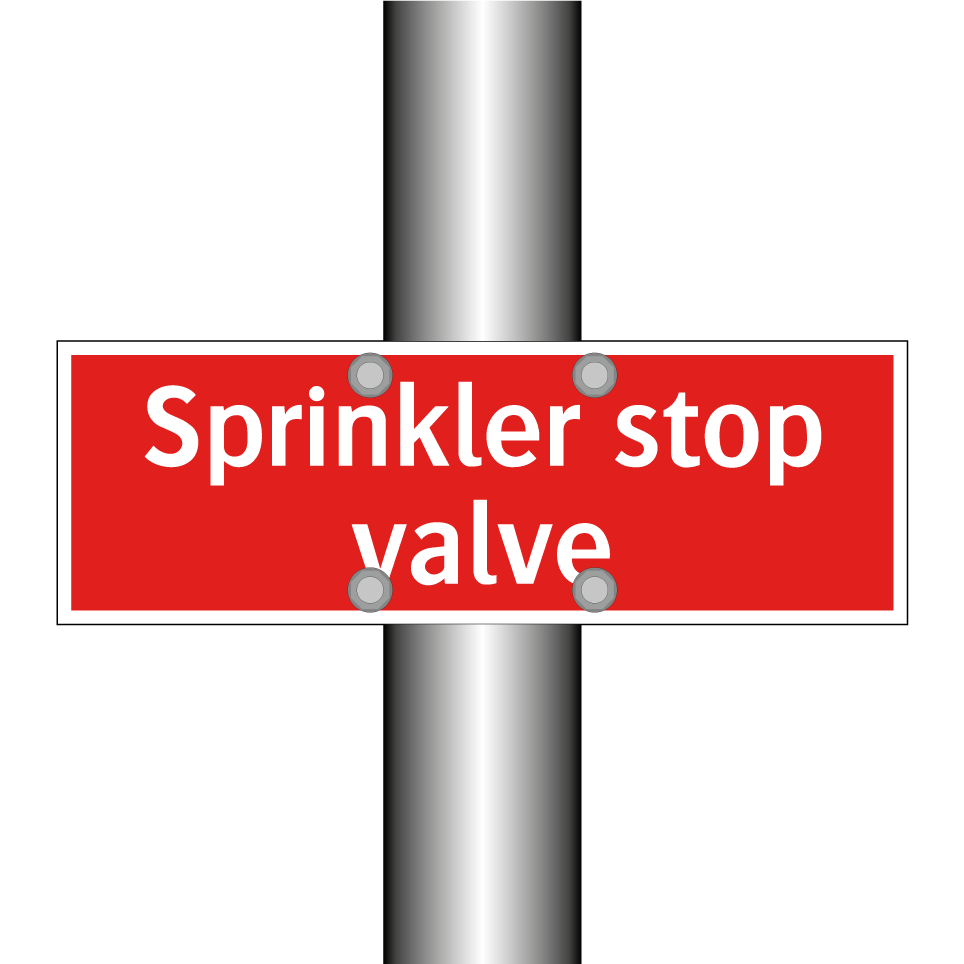 Sprinkler stop valve