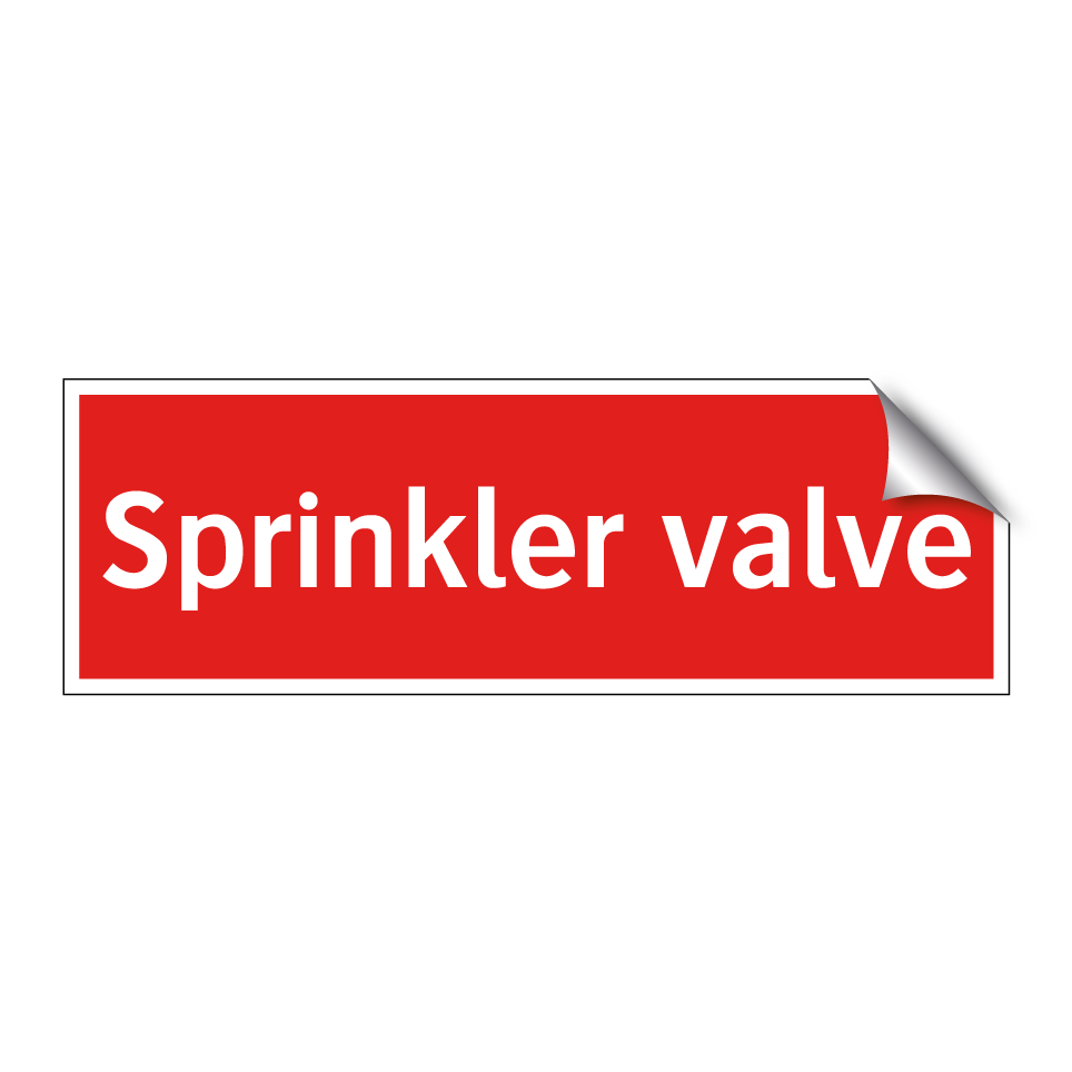 Sprinkler valve