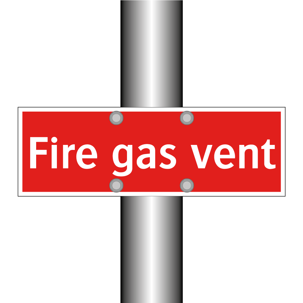 Fire gas vent