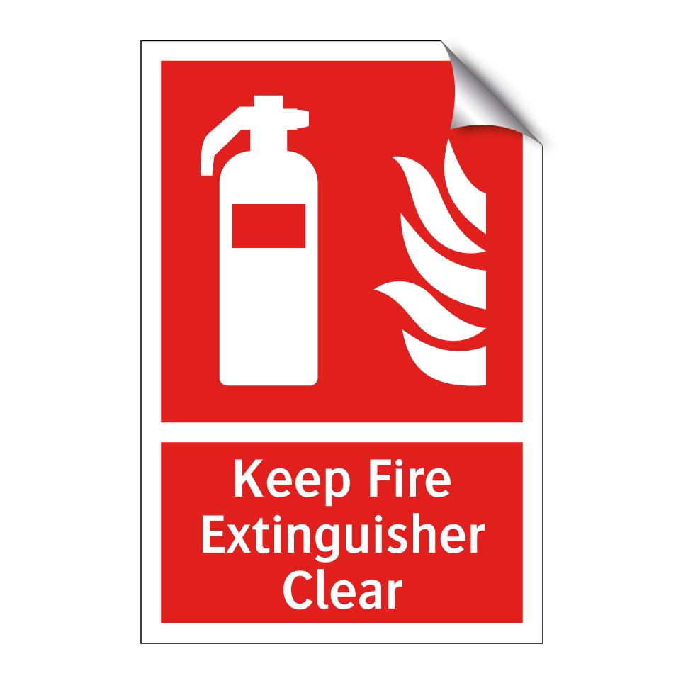 Keep Fire Extinguisher Clear