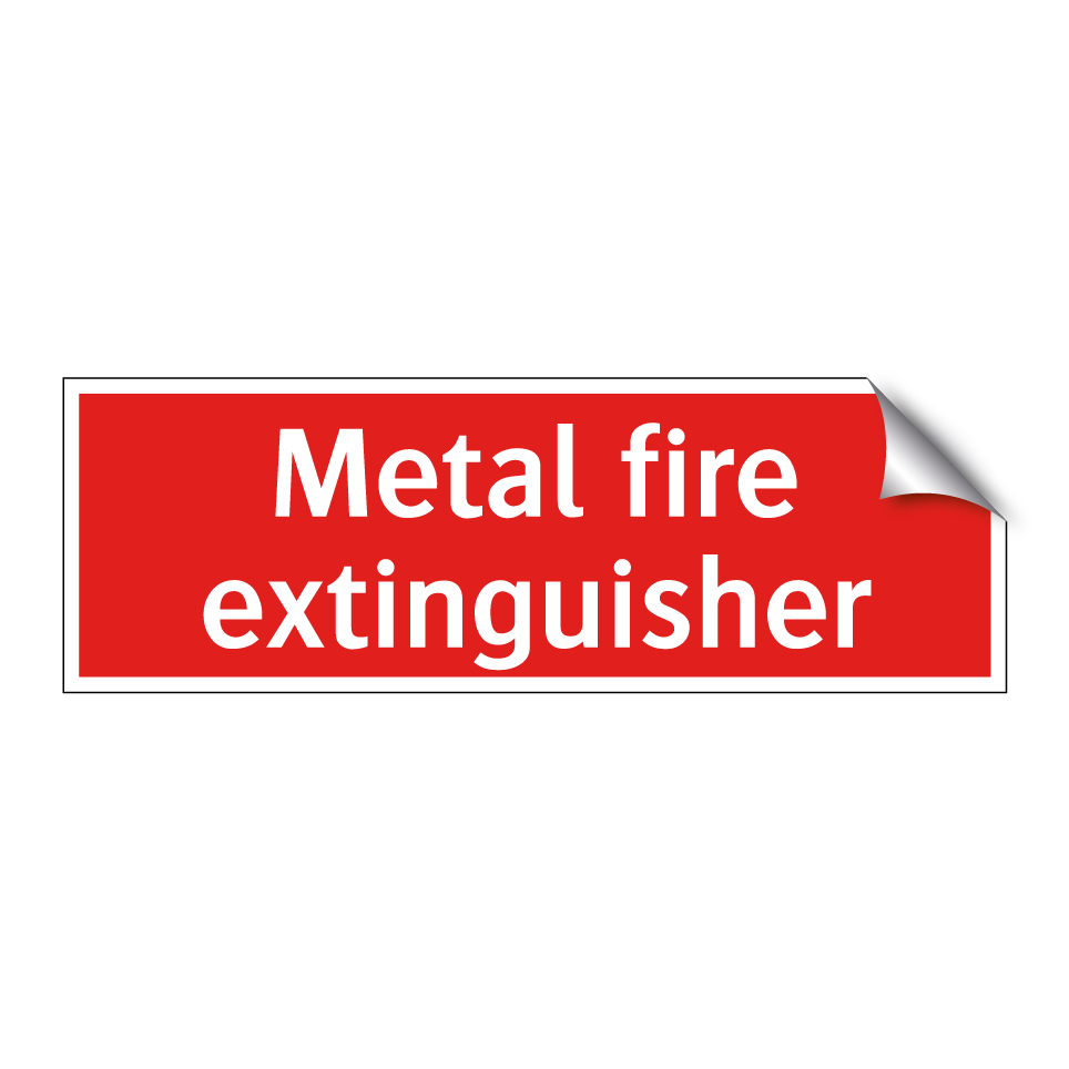 Metal fire extinguisher