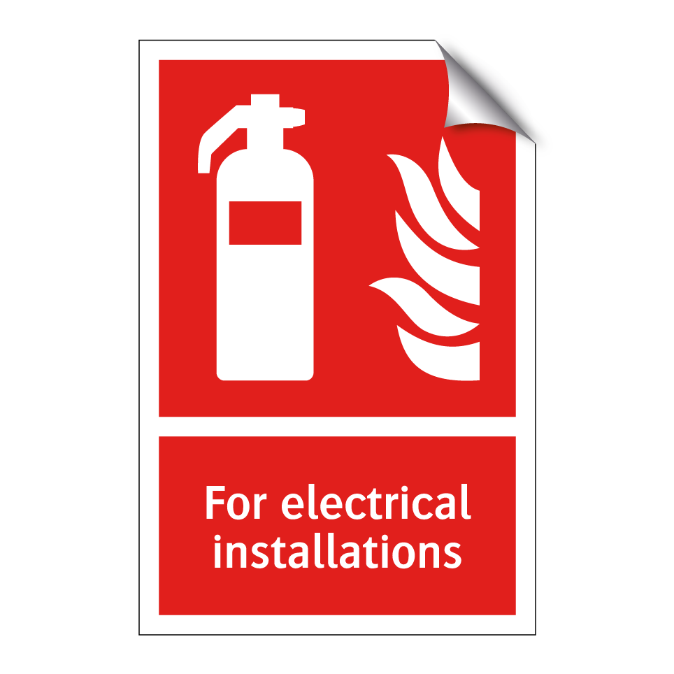 For electrical installations