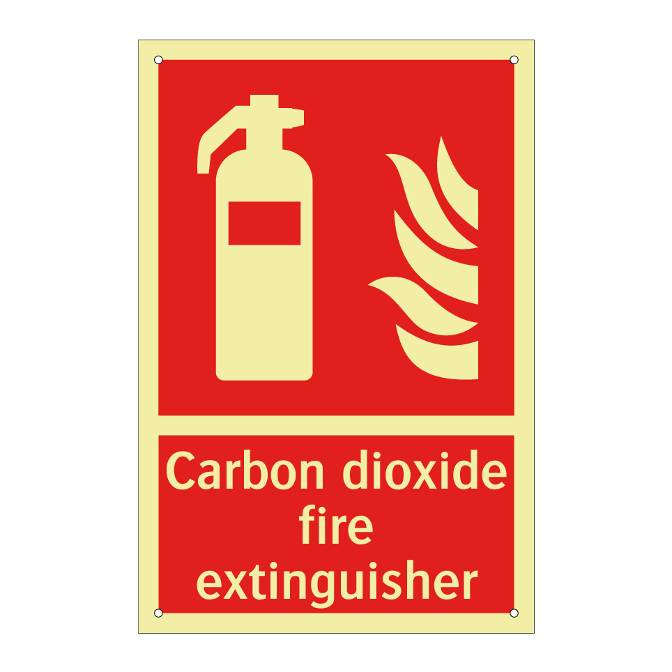 Carbon dioxide fire extinguisher
