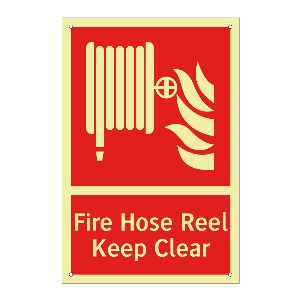 Fire Hose Reel Keep Clear