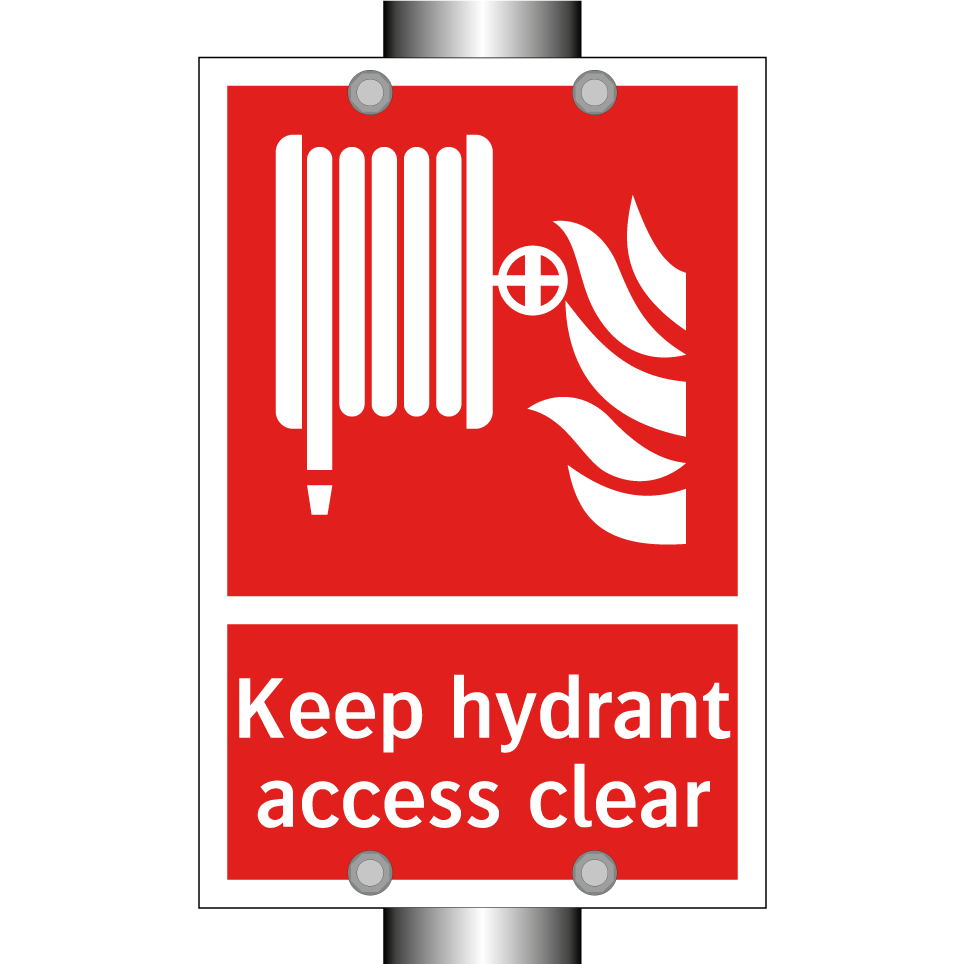 Keep hydrant access clear