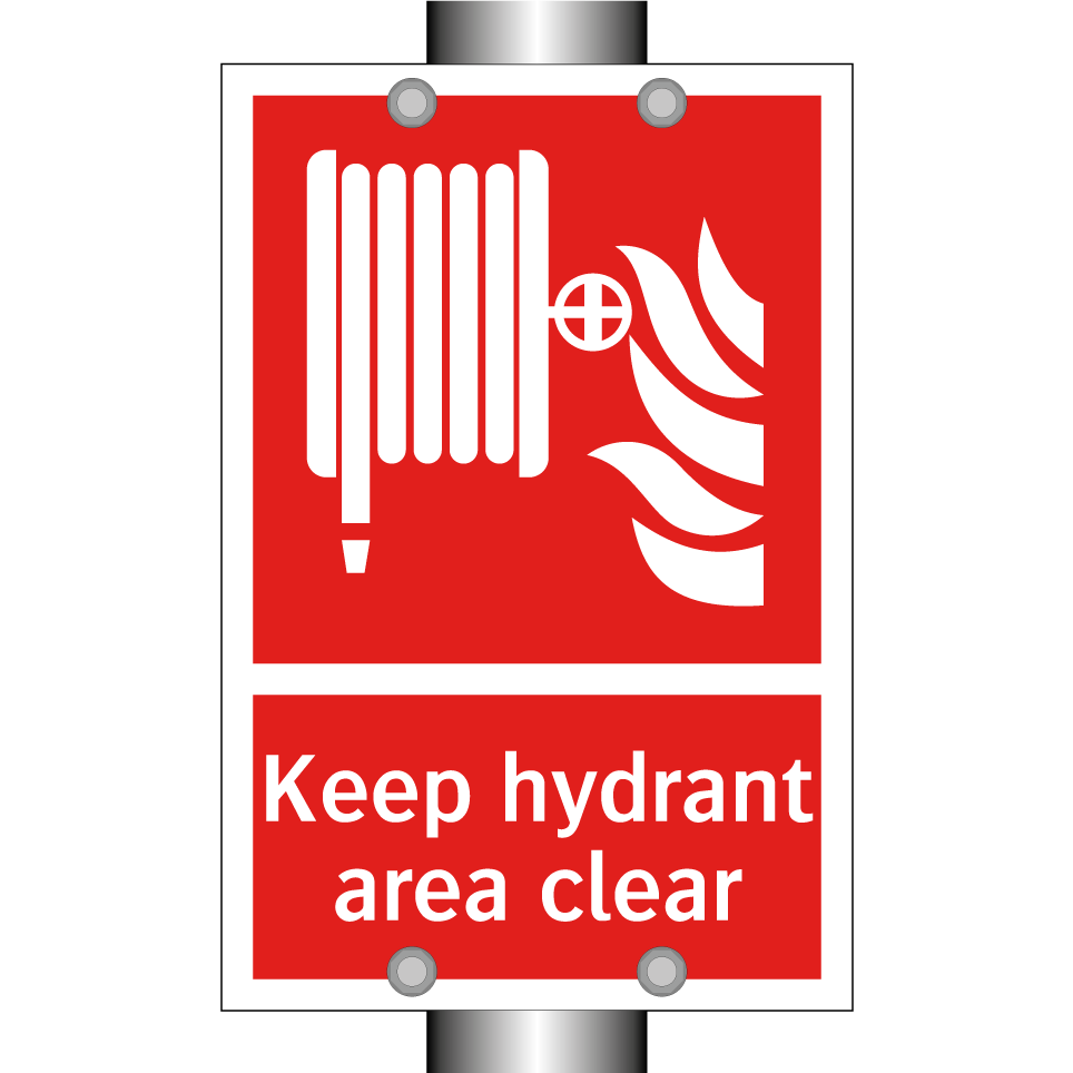 Keep hydrant area clear