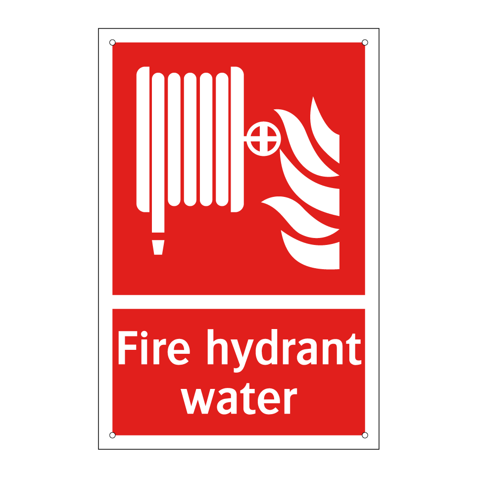 Fire hydrant water