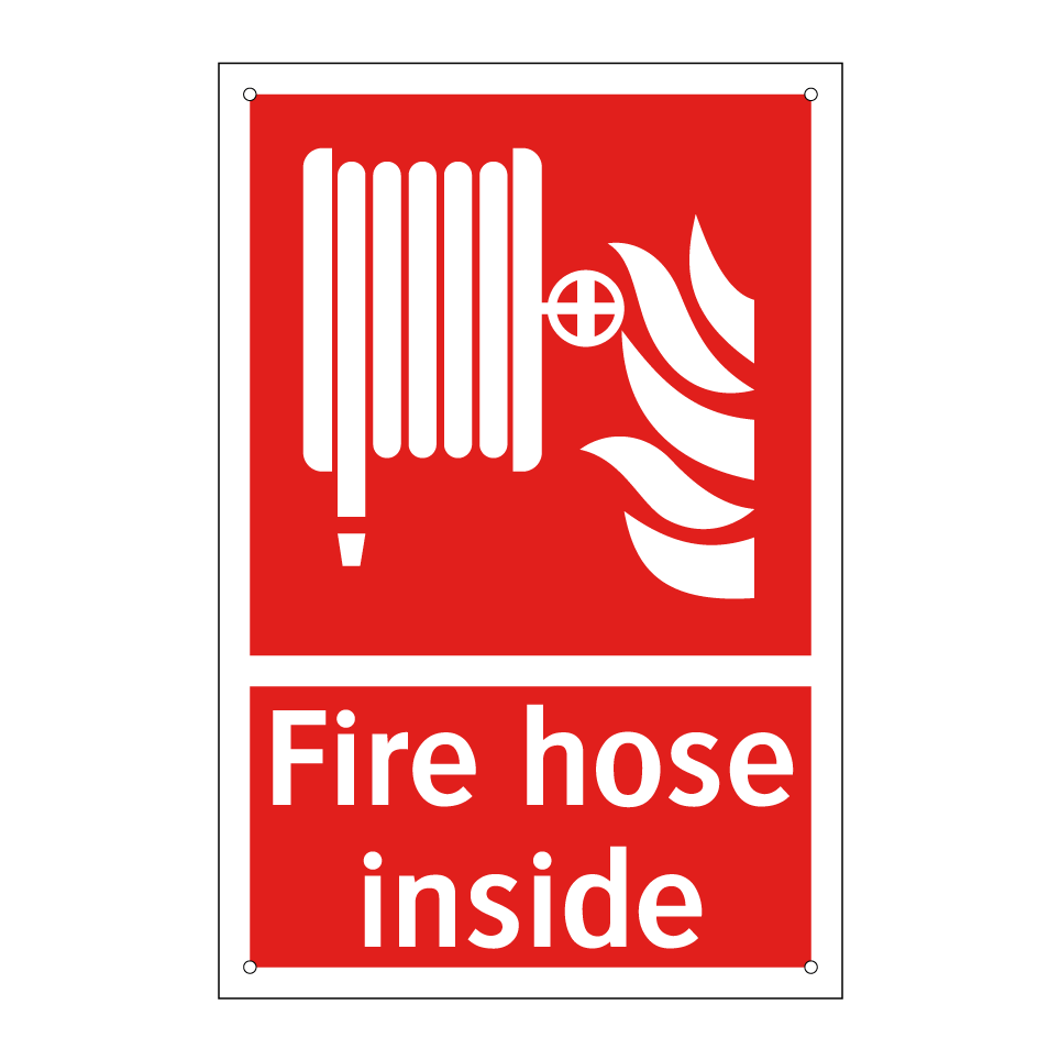 Fire hose inside