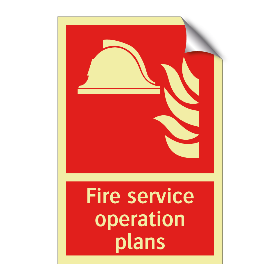 Fire service operation plans