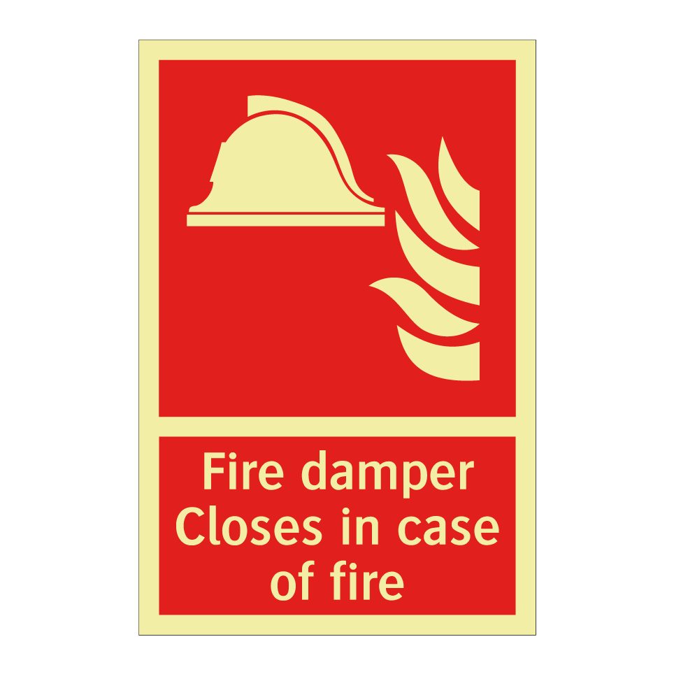 Fire damper Closes in case of fire
