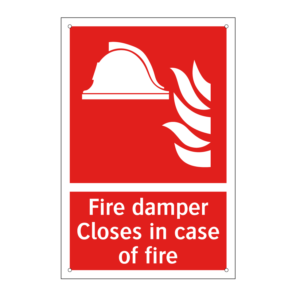 Fire damper Closes in case of fire