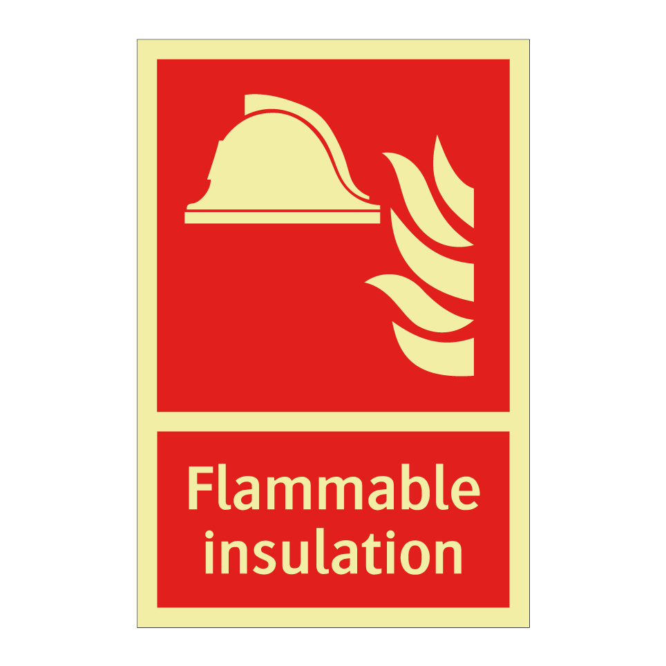 Flammable insulation