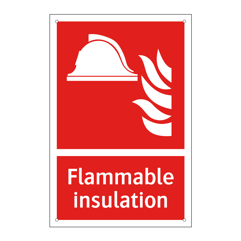 Flammable insulation