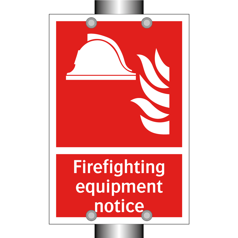 Firefighting equipment notice