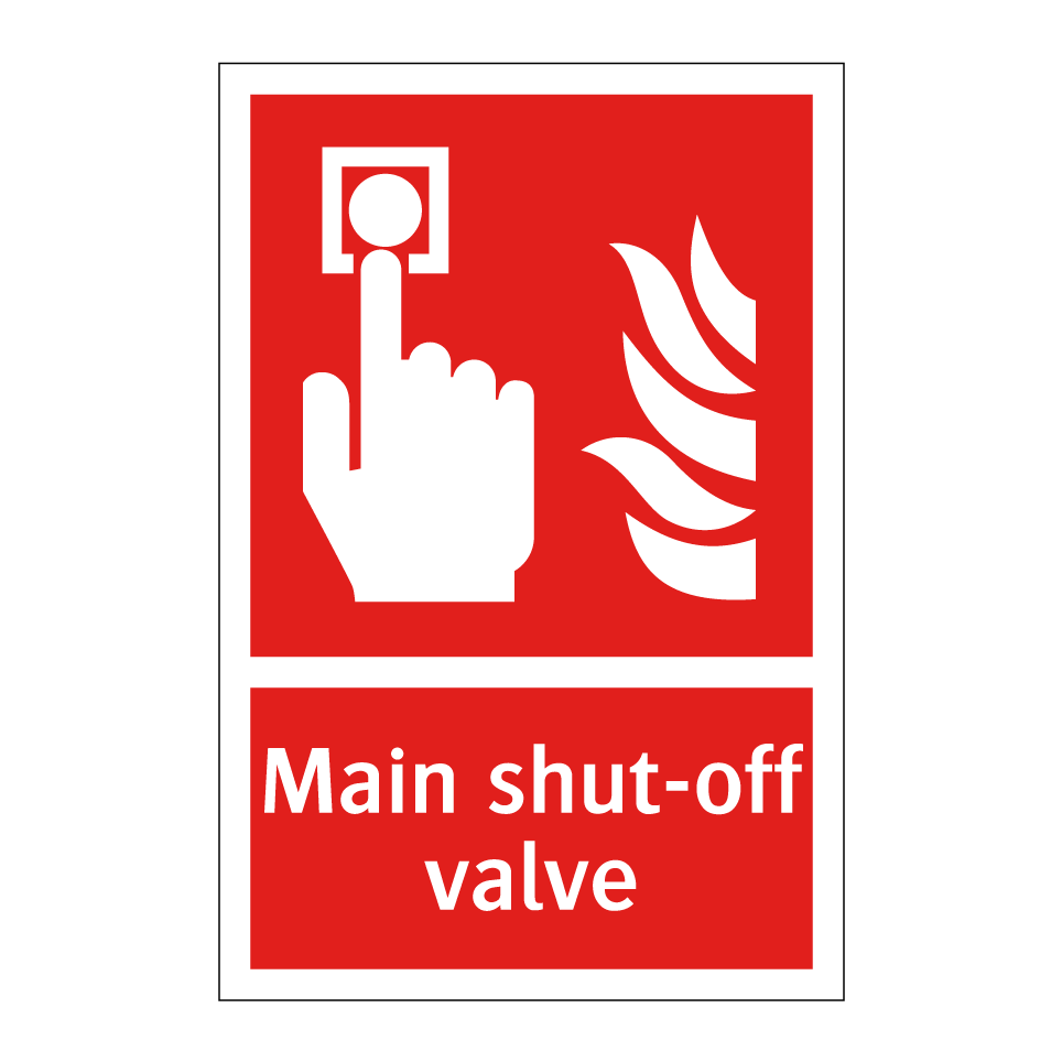 Main shut-off valve