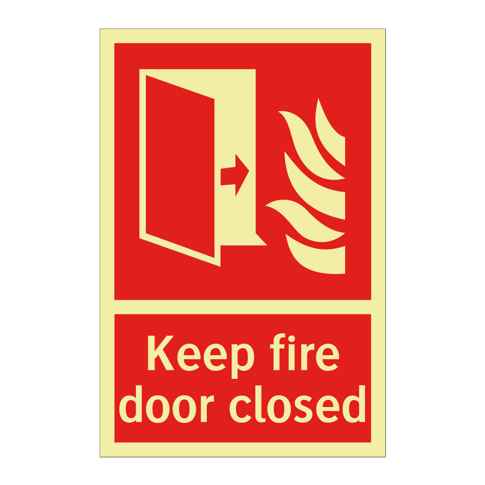 Keep fire door closed