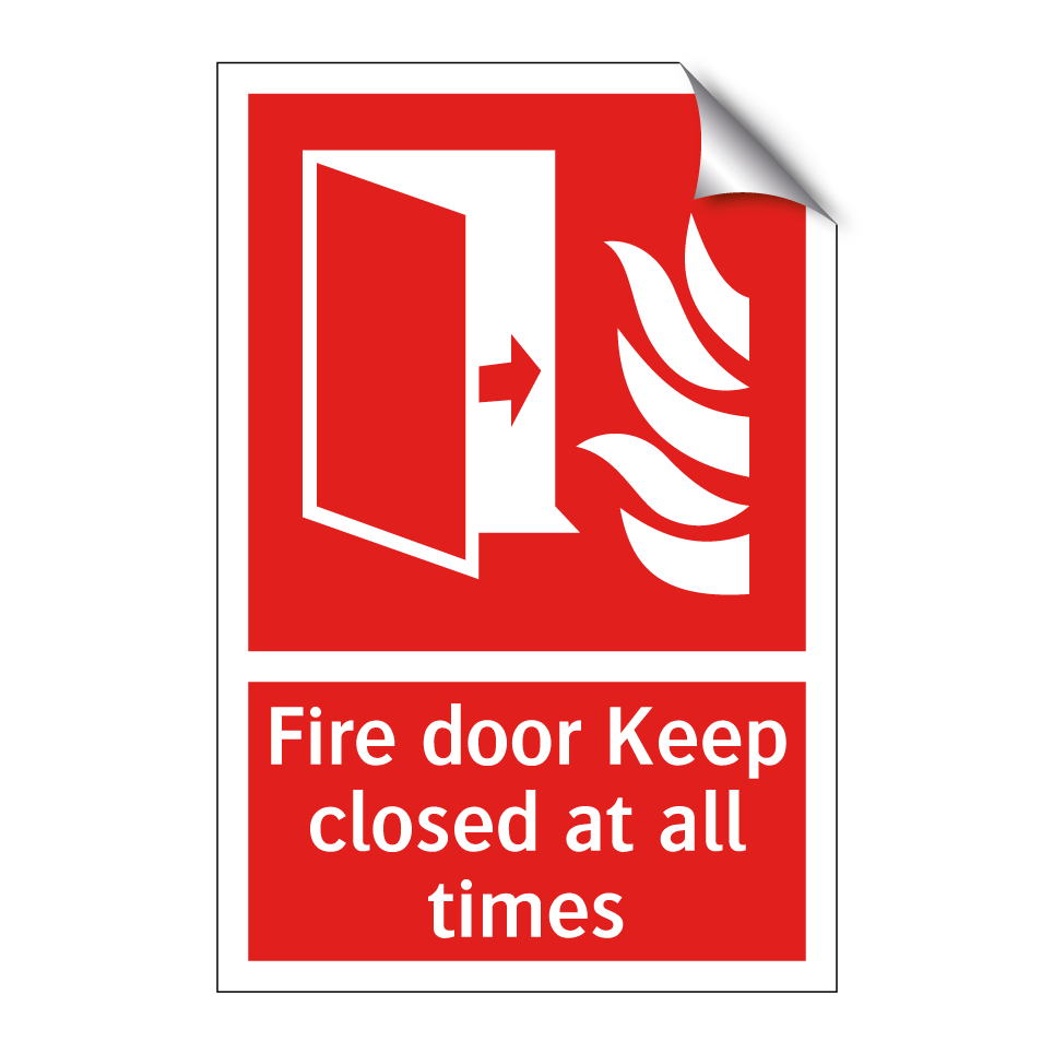 Fire door Keep closed at all times