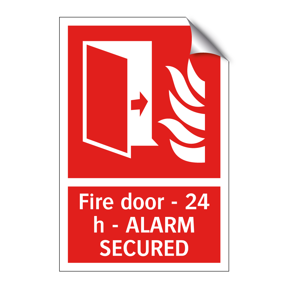 Fire door - 24 h - ALARM SECURED