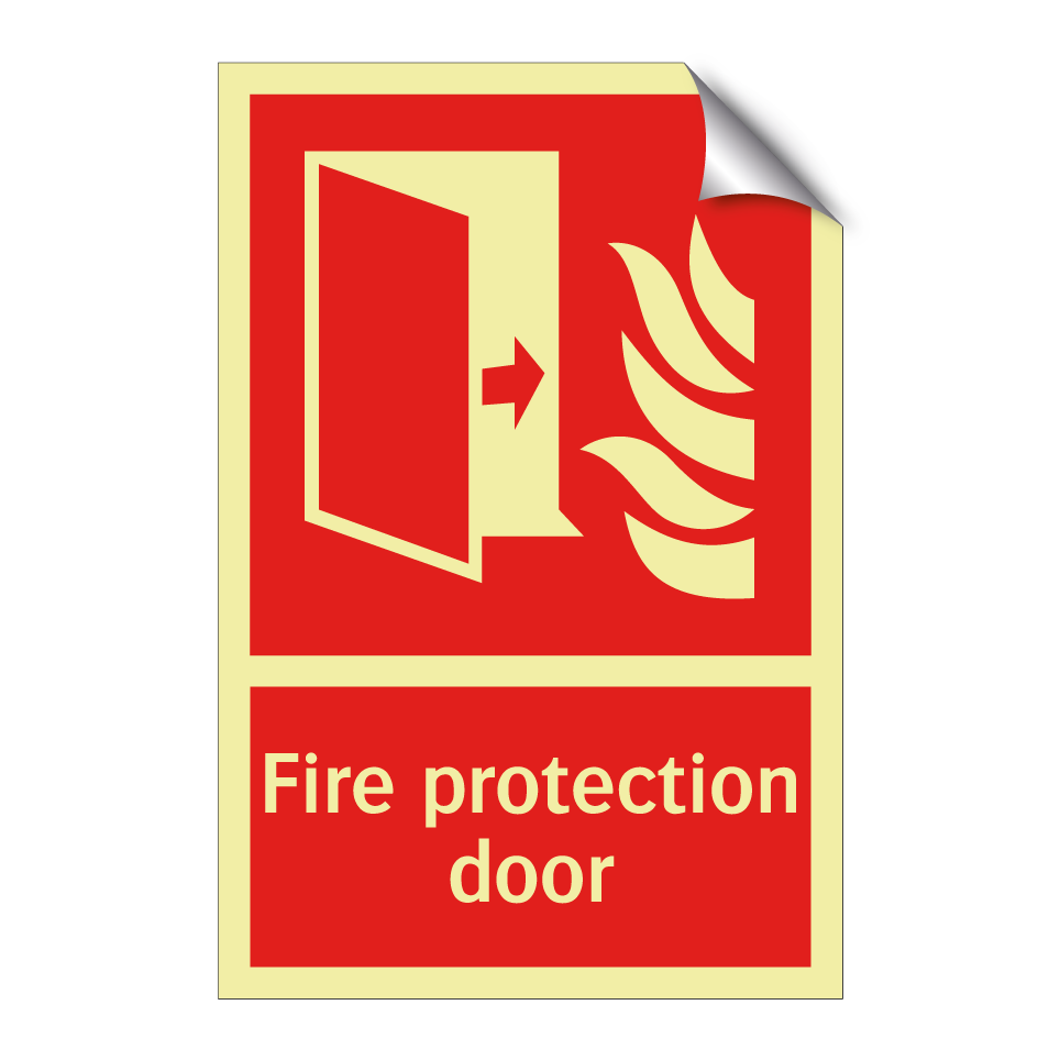 Fire protection door