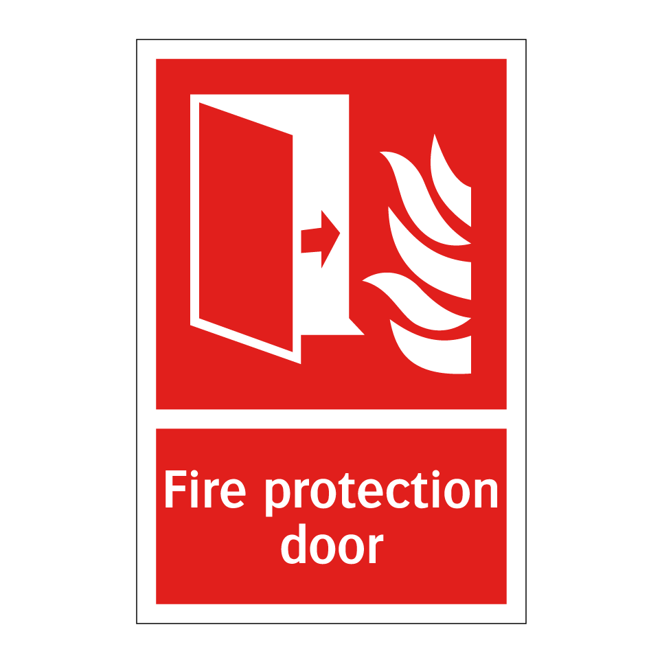 Fire protection door
