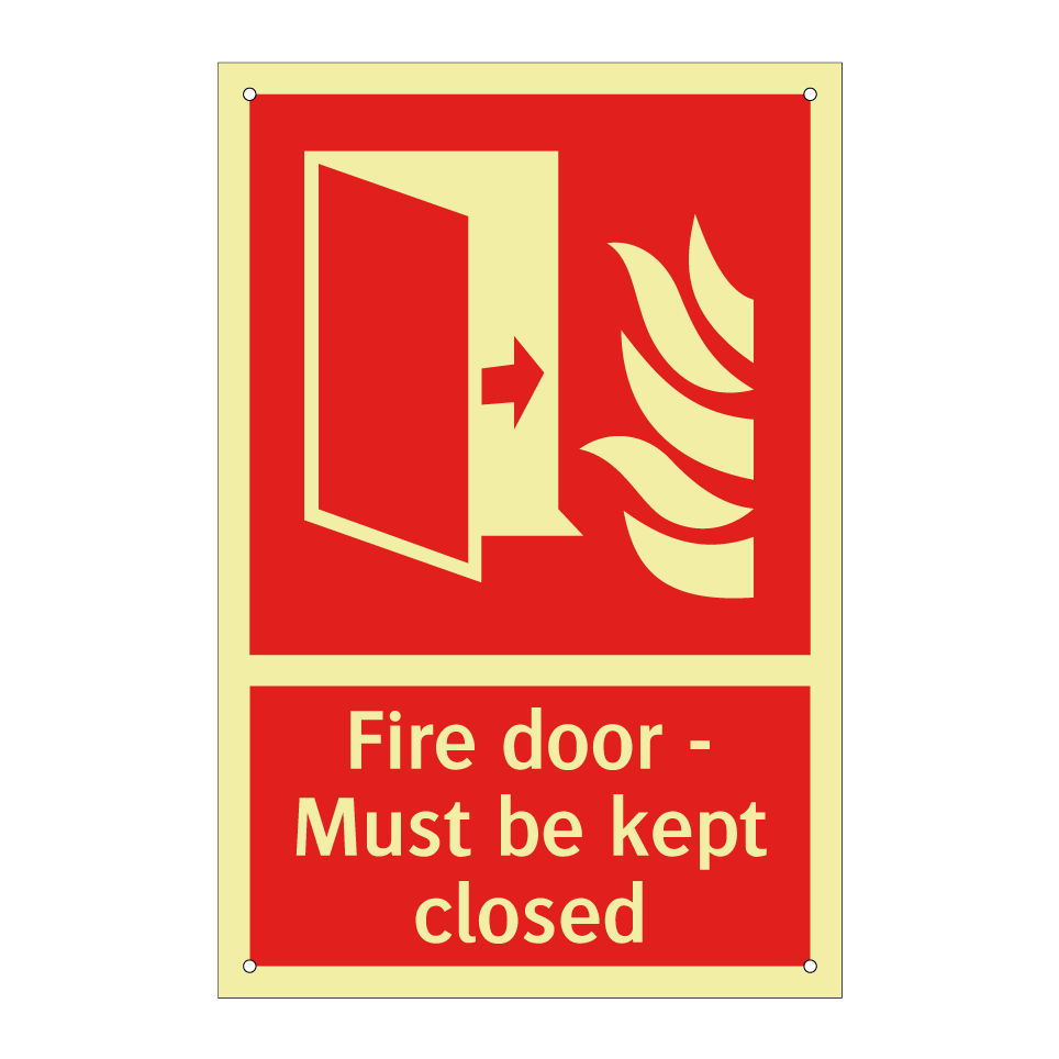 Fire door - Must be kept closed