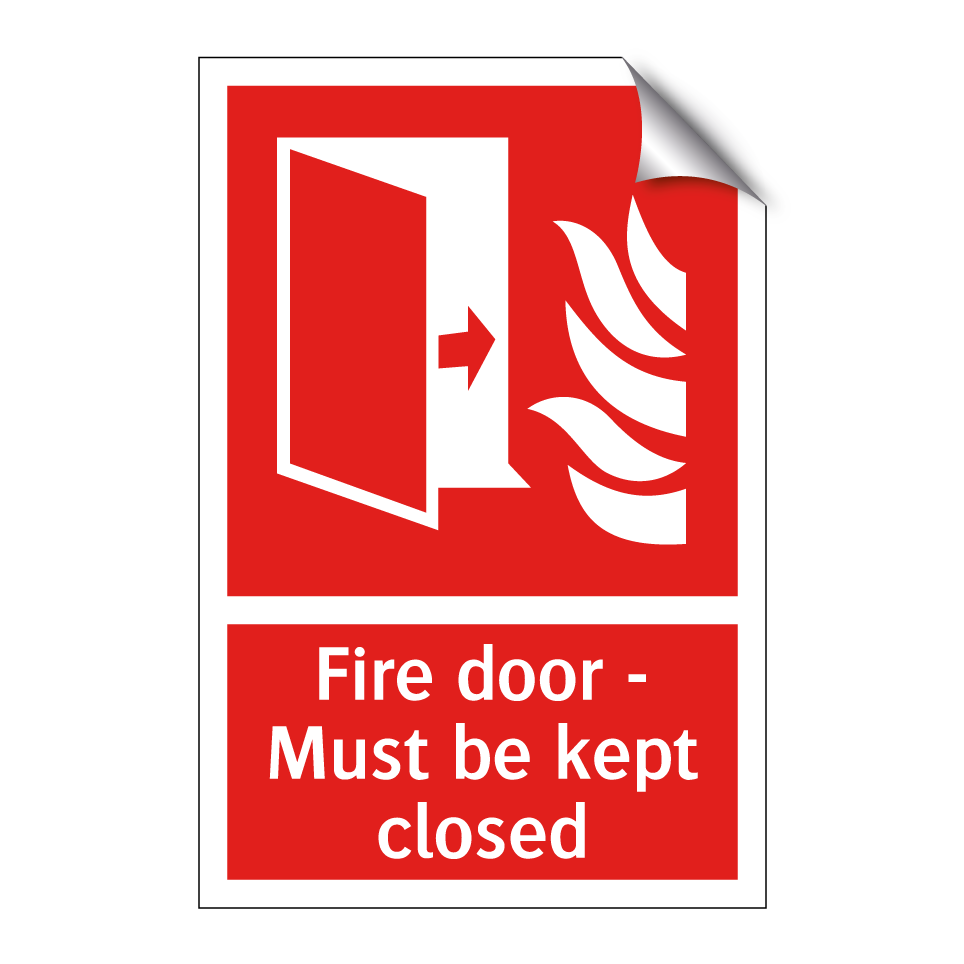 Fire door - Must be kept closed
