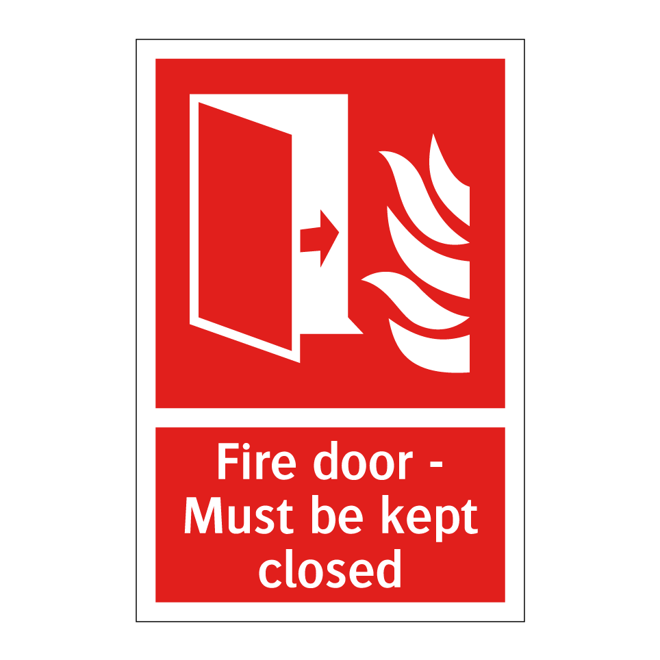 Fire door - Must be kept closed