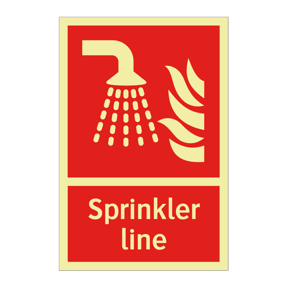 Sprinkler line