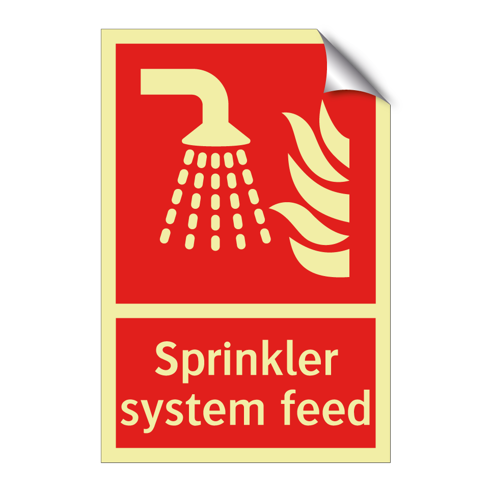 Sprinkler system feed