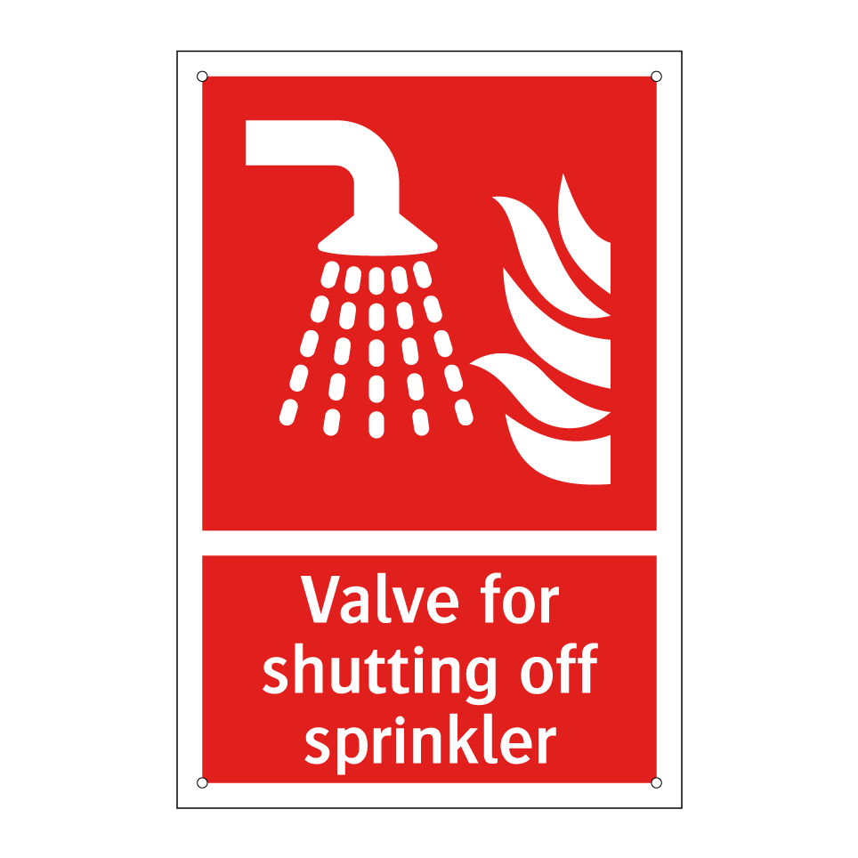 Valve for shutting off sprinkler